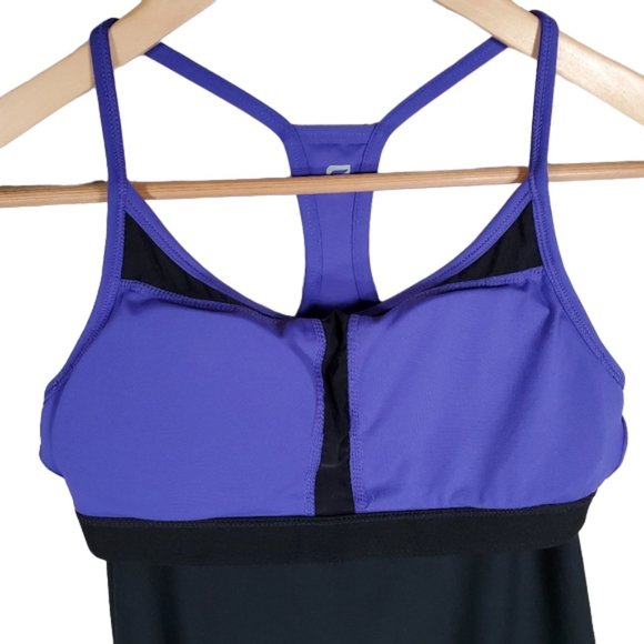Fabletics Tank Top Norwalk attached bra Gym Running Yoga Workout Athletic S - Picture 3 of 8